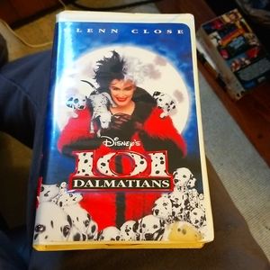 Disney 101 Dalmatians VHS Glenn Close